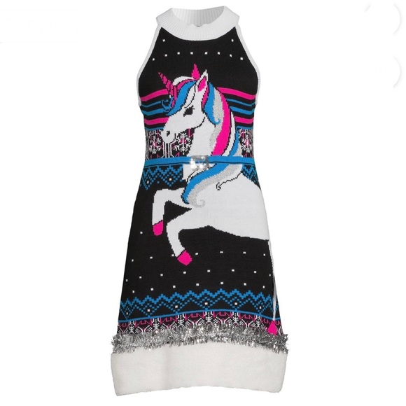 No Boundaries Dresses & Skirts - NOBO‎ Unicorn Christmas Dress NWT size women’s SMALL